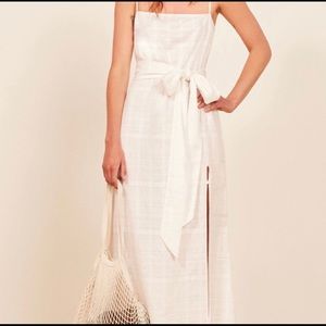 NWT Reformation white pineapple dress
